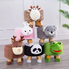 Solid Wood Animal Head Stool Set Cartoon Cylinder Shoes Stool Kindergarten Small Seat Nursery Decor Kids Gift Children Furniture Solid Wood Animal Head Stool Set Cartoon Cylinder Shoes Stool Kindergarten Small Seat Nursery Decor Kids Gift Children Furniture