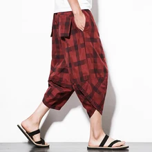 Одежда высшего качества летние шорты для женщин для мужчин Мода печати решетки узор хлопковые шорты в стиле кэжуал мужской эластичный пояс Свободные