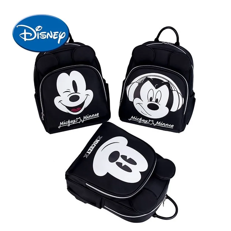 

Disney High Capacity Small Volume Diaper Bag Water-proof Toddler Mommy Diaper Backpack Cartoon Micky Travel Bag