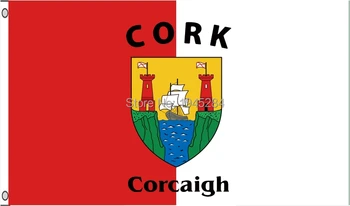 

Irish County Cork Flag Banner Corcaigh Flag Banner New 3x5ft 90x150cm Polyester, free shipping