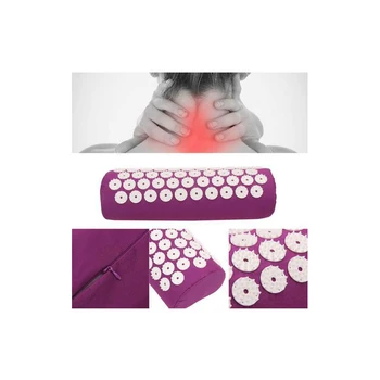 

64cm*42cm Yoga Lotus Spike Acupuncture Mat Body Back Foot Massager Acupressure Cushion Mat Relieves Stress Pain With Carry Bag