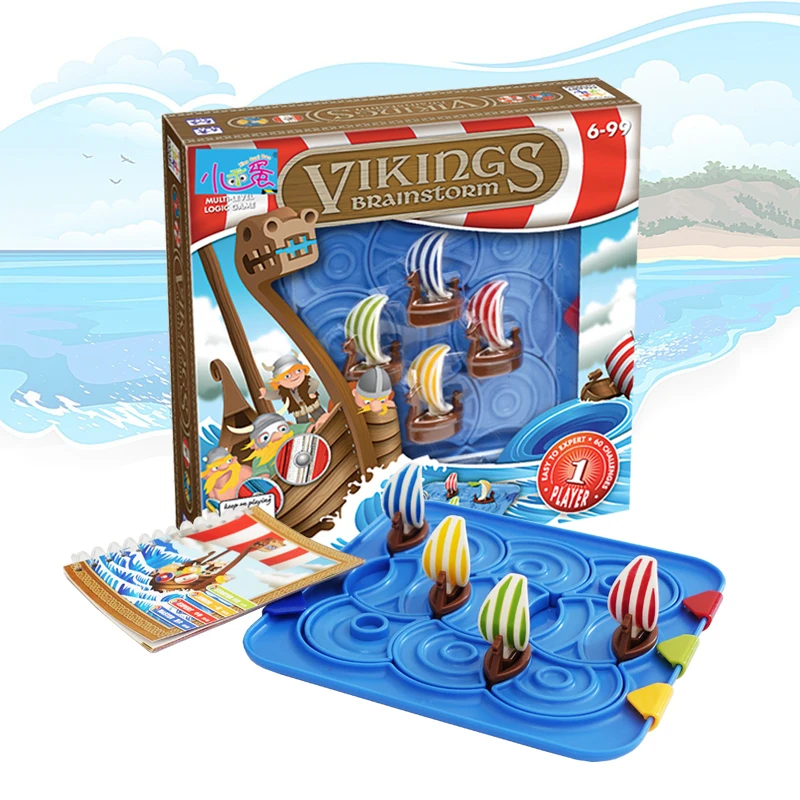 

60 Challenge and 4 Difficulty Levels Improve Kids' Hand-eye Coordination Vikings Brainstorm