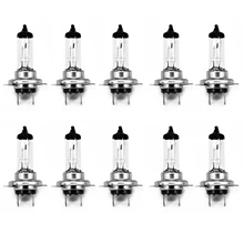 10 pcs Luminoso H7 55 W 12 V 6000 K Xeno Gas Alogeno Faro luminosità Della Lampada Lampadine