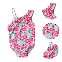 Детский купальный костюм для маленьких девочек, купальник-бикини, танкини, пляжная одежда