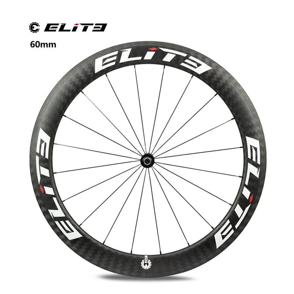 Tanie Elite DT Swiss 350s szosowe koło karbonowe 25mm lub 27mm szerokość Tubular Clincher bezdętkowe 700c koła rowerowe z bezpłatnym prezentem