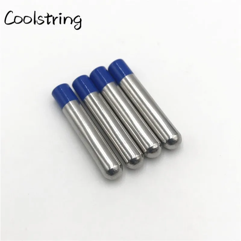 Coolstring 4pcs/1Set 4x22mm Metal Aglets Shoelace Tips Seamless Hoodies Laces Head Tips Garment Shoes Accessories Drawstring