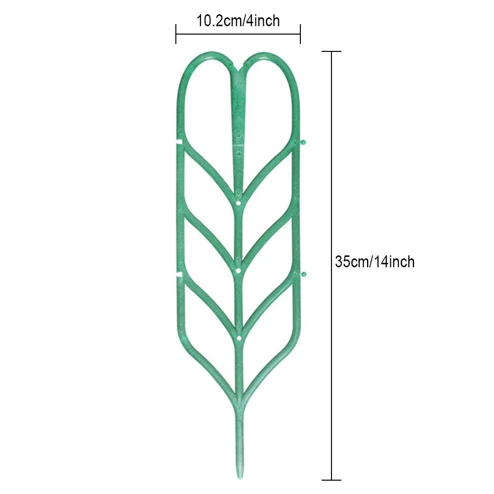 Сад Треллис для вьющиеся растения, лист форма горшечных растений поддержка лозы овощи лозы цветы патио альпинистские Trellises F