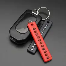 Анти-потеря номер телефона пластина кулон-брелок для автомобиля авто автомобиль номер телефона карты брелок украшение интерьера автомобиля