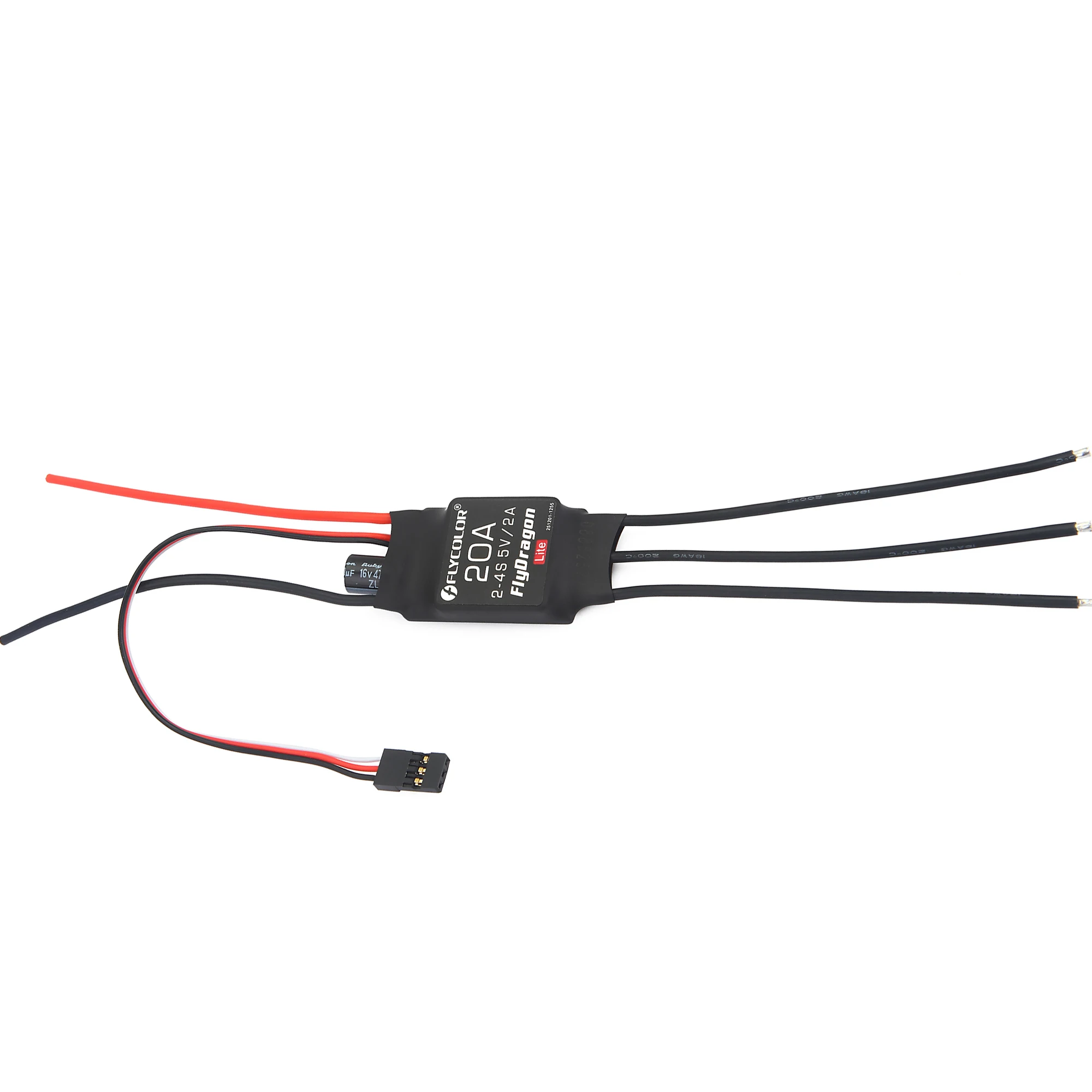 FLYCOLOR Fly Dragon Lite 20A 30A 40A 50A 2-4S бесщеточный ESC для квадрокоптера с фиксированным