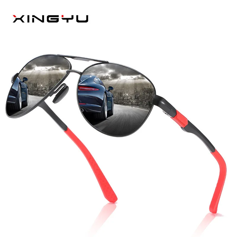 

Aluminum Magnesium Pilot Polarized Sunglasses Men 2019 Fashion Vintage Outdoor Sport Driving Full Frame Sun Glasses Luxury Brand