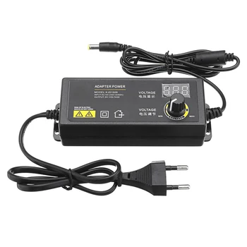 

60W 3-12V 3A Power Adapter Adjustable Voltage Adapter LED Display Switching Power Supply US Plug / EU Plug