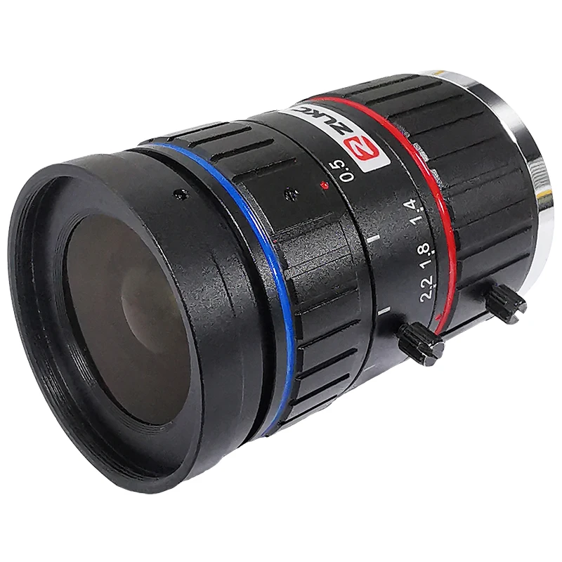 C Mount объектив 16 мм 8 мегапикселей его " формат сенсорные линзы коррекция промышленная камера ручная диафрагма HD cctv объектив пластина распознавания