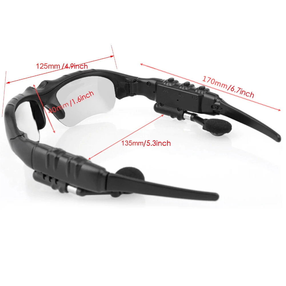Модные солнцезащитные очки беспроводные наушники Bluetooth V4.1 стерео Hands free с