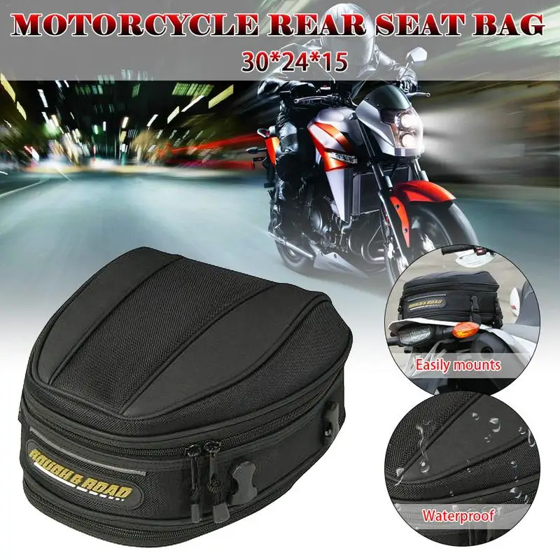 

Motorcycle Tail Bag Rear Seat Bag For Motorbike Luggage Bag For Honda Kawaski Suzuki Bmw Yamaha Multi-functionele