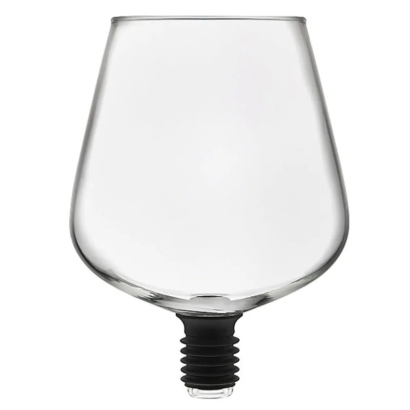 

Barware Transparent Direct To Drinking Wine Decanter Glass Cup Packed In Wine Bottle Stopper Bar Tools