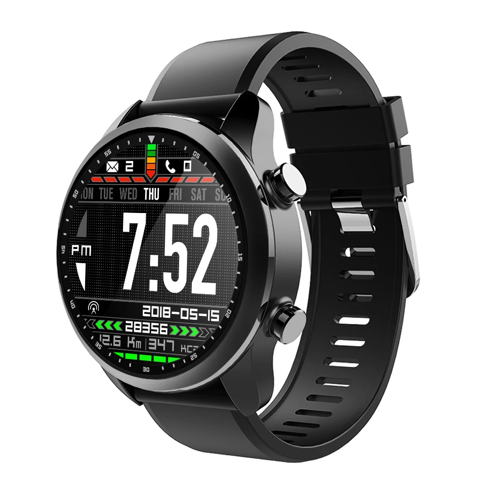 

Kospet Brave 4G LTE Smart Watch Men Phone Android 6.0 2GB+16GB 1.3" Screen IP68 Waterproof GPS Nano SIM WiFi Heart Rate Watch