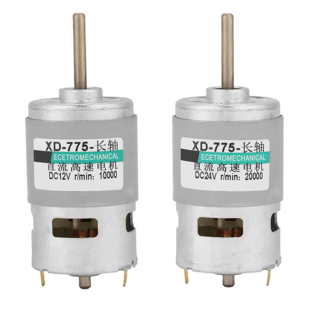775 Motor High 80w Power Extension Shaft Dc 12v/ 24v 2019 new style |