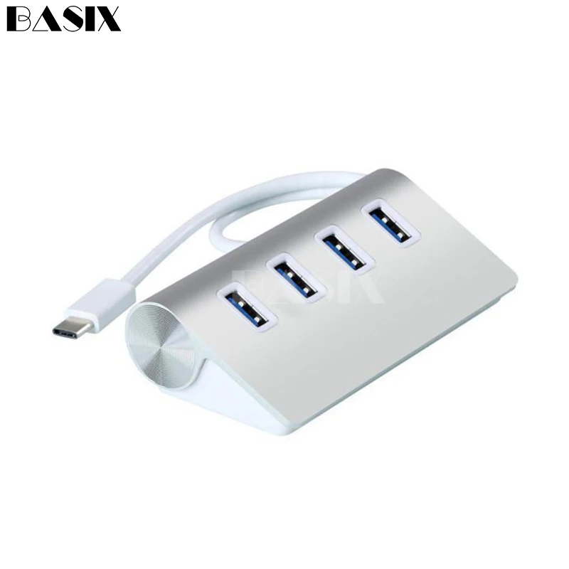 Basix USB C HUB 3 0 4 Порты и разъёмы Тип разветвитель для Macbook Pro воздух несколько вцв