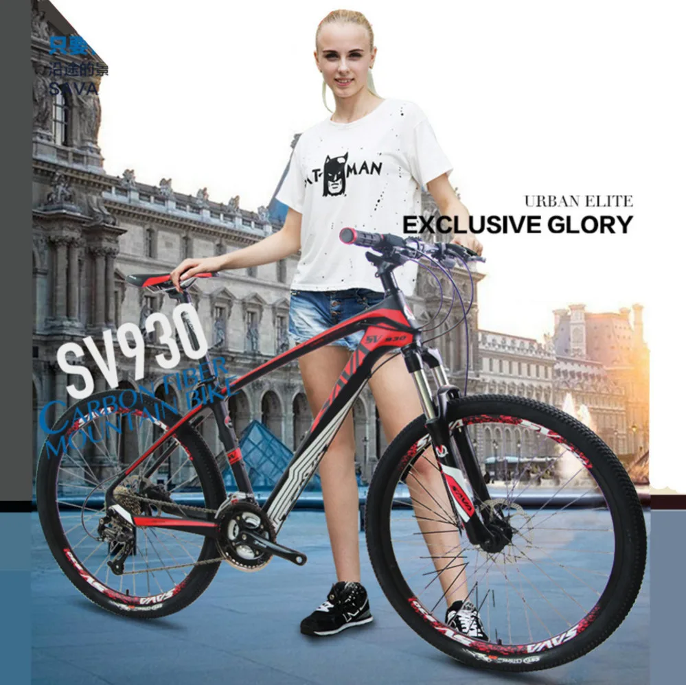 

New Brand Mountain Bike Carbon Fiber Frame 26 Inch Wheel 27 Speed Shiman0 Outdoor Sport Downhill Oil Disc Brake Bicycle
