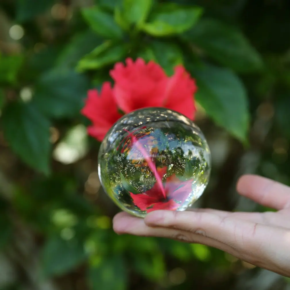 Магический шар кварц фэншуй фотографии стеклянные изделия из кристаллов путешествия фотографировать дома декоративные шарики подарок