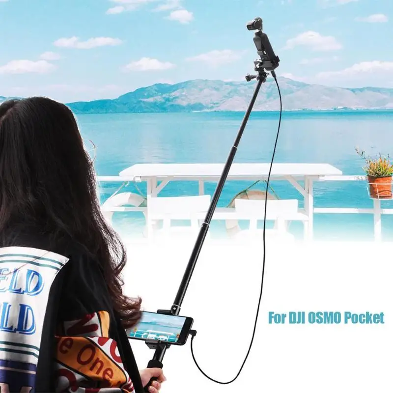 

1set Selfie Stick Phone Clip Clamp props For DJI OSMO Pocket Extension Cable Module Camera Phone Tripod 21/5000 Cell Stabiliz