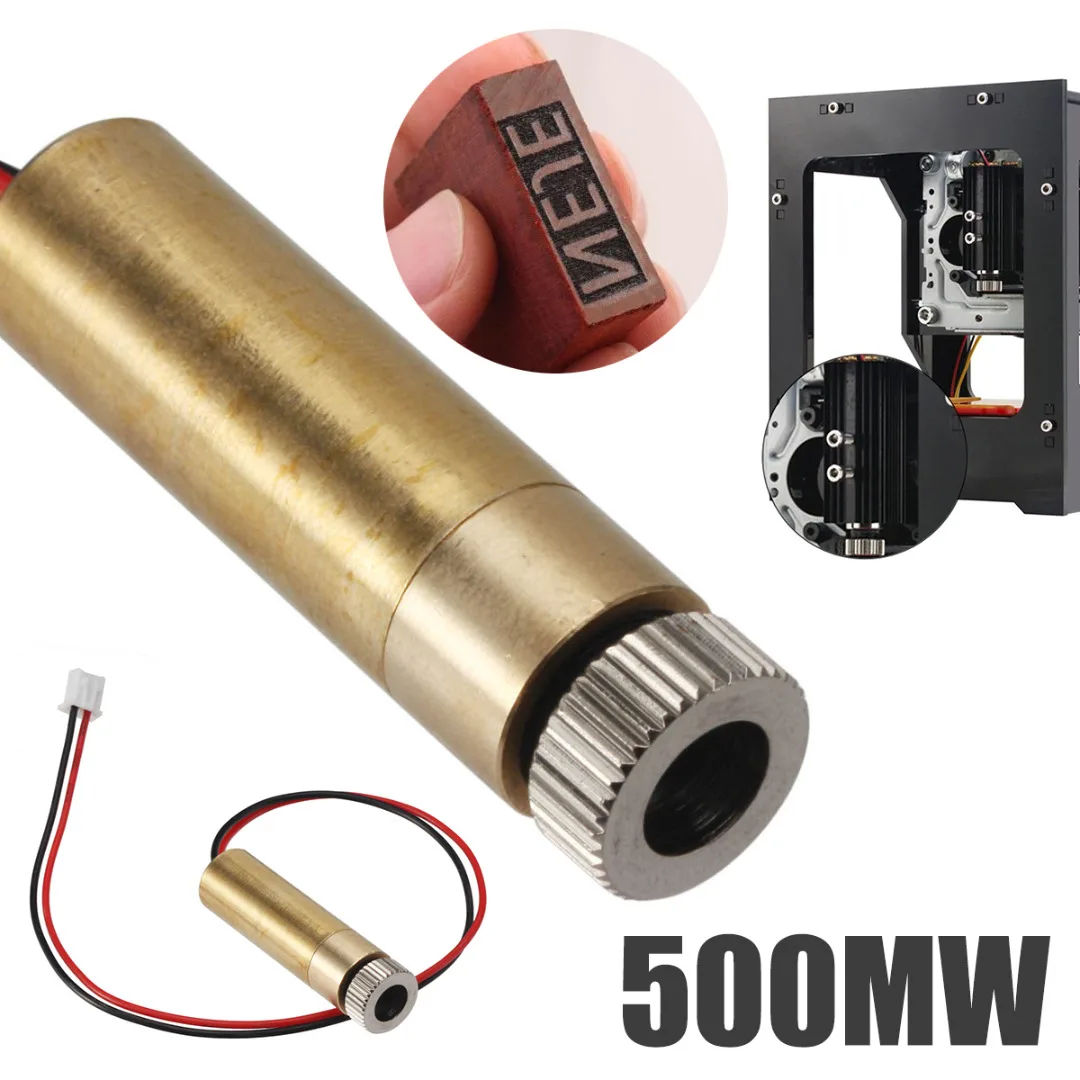 

NEJE 500mW 405nm Blue-violet Light Laser Head Laser Engraver Accessory for CNC router laser cutter DIY Carving Engraving Machine