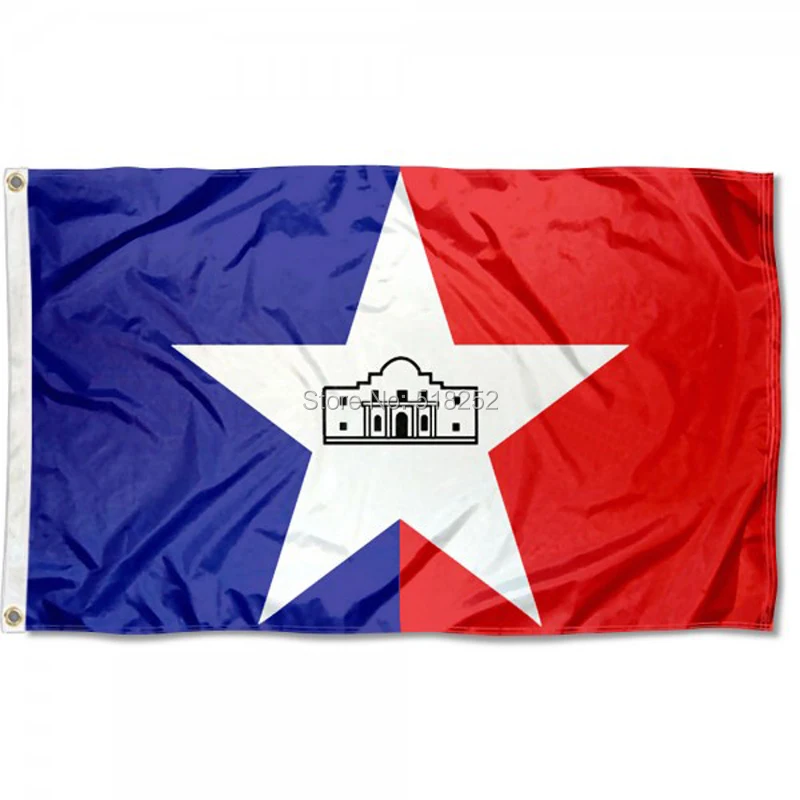 City of San Antonio Flag 90X150cm banner 3x5FT 100D Polyester Sports