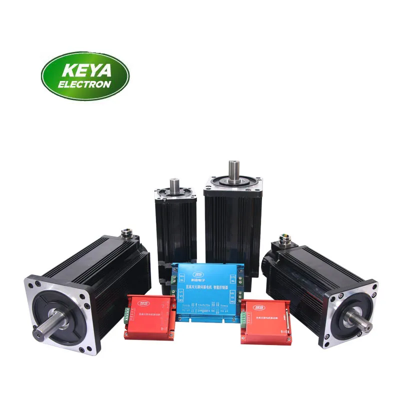 

RS232 Can open control 24V 400W 200W bldc servomotor with 4:1 7:1 planetary gearbox with dual channel controller