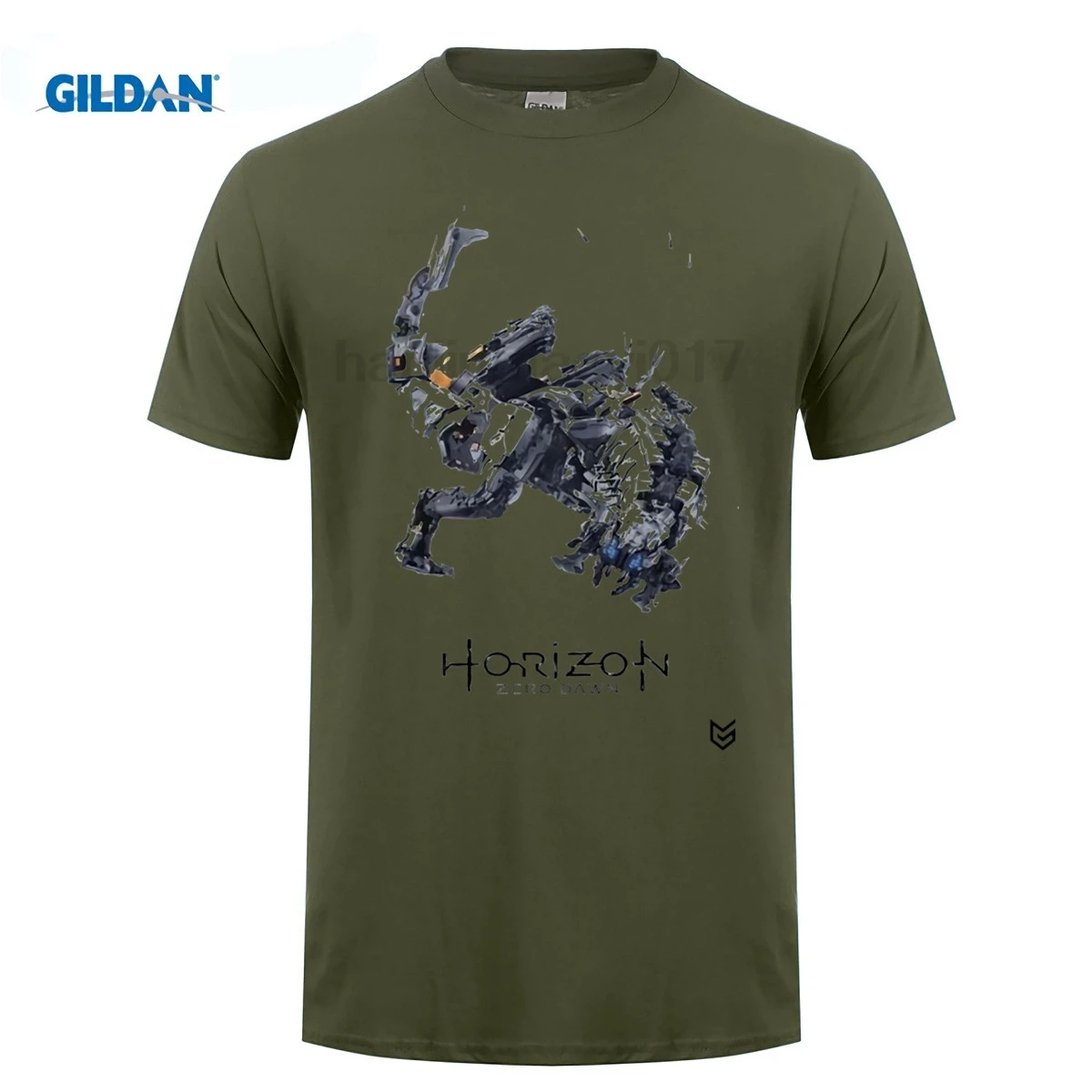 GILDAN модные футболки для мужчин игра Horizon Zero Dawn с принтом коротким рукавом и