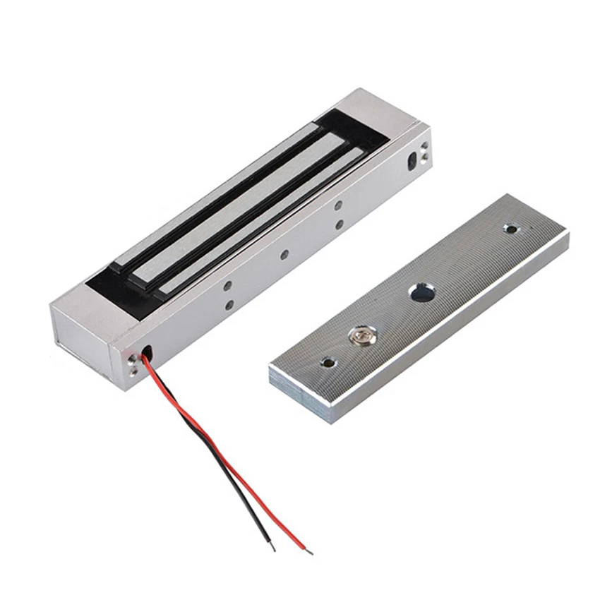 

Magnetic Lock Access Control System 280KG 600LB Holding Force DC 12V Electric Electromagnetic Magnetic Locks With LED Light