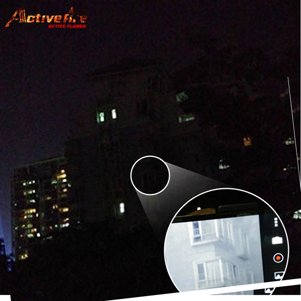 Activefire фонарь вспышка светильник Дальний инфракрасный 10 Вт ИК 850nm Охота светильник Ночное видение фонарь 18650 Перезаряжаемые фонарь