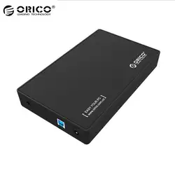 ORICO 3588US3 3,5 "SATA внешний жесткий диск Корпус для SATA HDD SSD Box с адаптеры питания