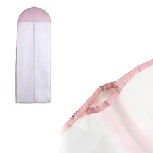 Высокое качество; для свадьбы Свадебное платье носить защиты защитный чехол на молнии для хранения свадебное платье аксессуары