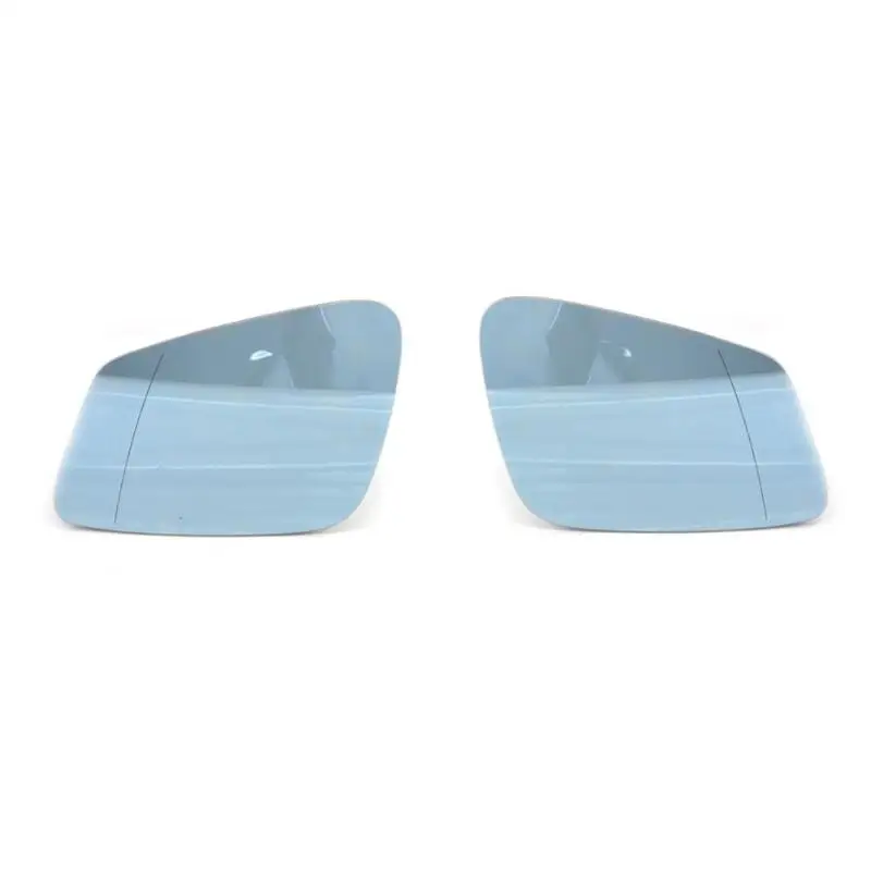 2Pcs Heated Car Door Rear View Mirror Lens Side Wing Mirror Glass For