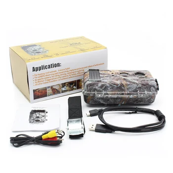 

Wildlife Camera Trail Hunting Camera IP56 Waterproof Outdoor 12MP 1080P Tracking Infrared Night Vision Hunting Camera