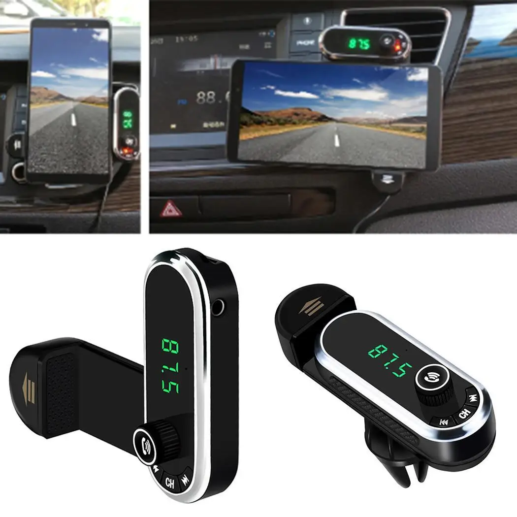 Автомобильный MP3 плеер Набор беспроводной связи по стандарту Bluetooth FM передатчик