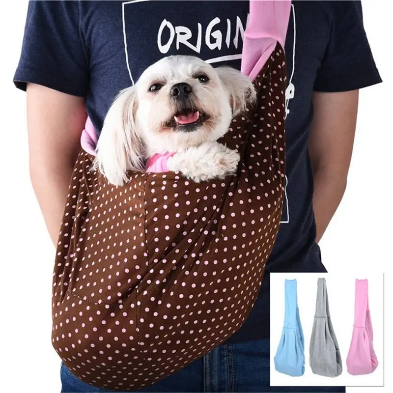 

Fashionable Cute Hands-free Sling Carrier Bag Double-sided Pouch Shoulder Bag For Pet Carrying Dropshipping