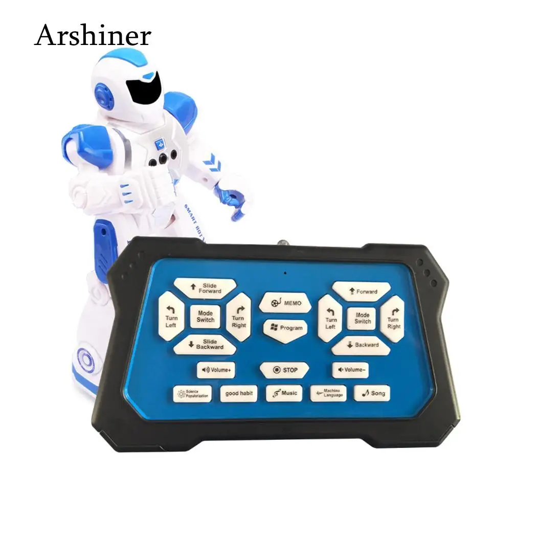 Remote Control robot Dance Gesture Control Music Cartoon gift Blue Gift Smart kids Toys Kids toy be good can Robot