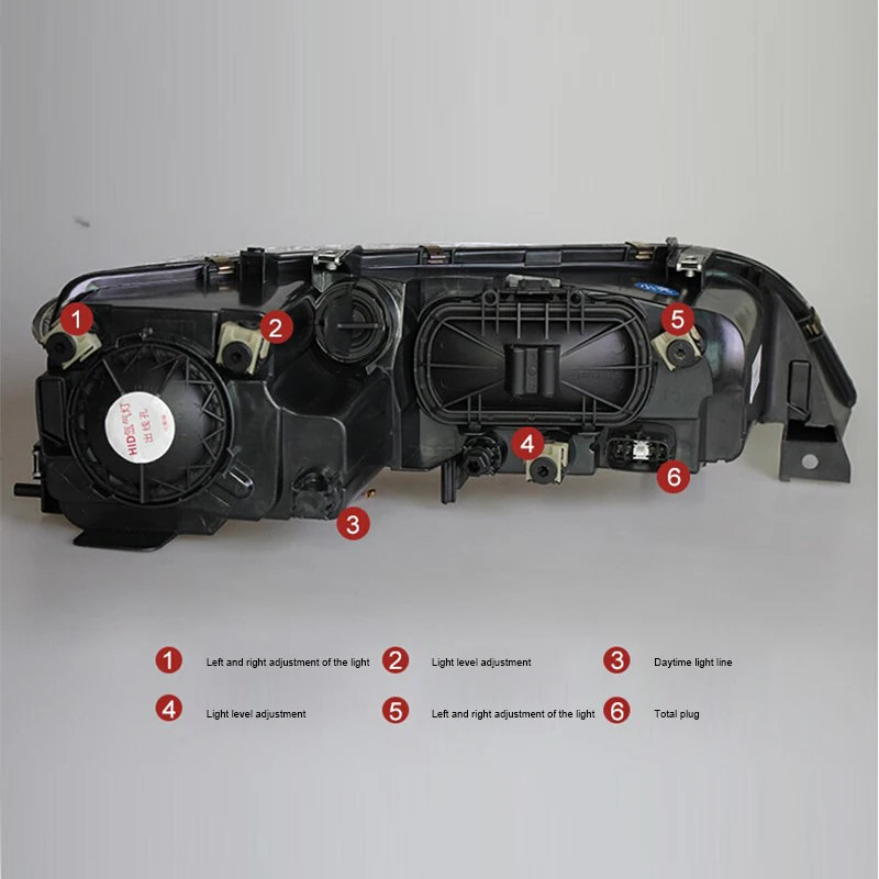 ROADOT Автомобильные фары в сборе для Mazda6 M6 2003 2013 Mazda 6 Bi Xenon объектив ближнего света HID