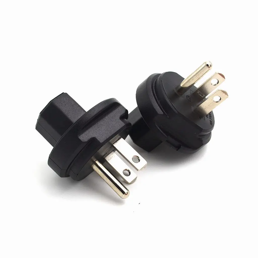 Wa 0181 адаптер питания США 3 контактный штекер Iec 320 C13 разъем Iec320 в американский