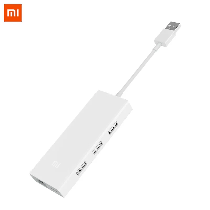 

XiaoMi Mi USB 3.0 to 3-Port USB 3.0 1000Mbps-Gigabit RJ45 Adapter USB Hub with Micro USB Power Port Multifunctional Hub