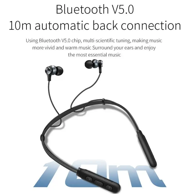 Bluetooth наушники спортивные 5 0 водонепроницаемые удобные беспроводные для