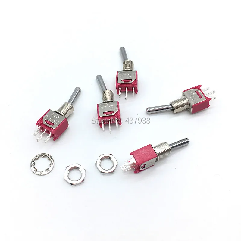 Высококачественный 5 шт. SH TS 4 3Pin ON поддерживаемый 2 позиционный SPDT мм крепление на