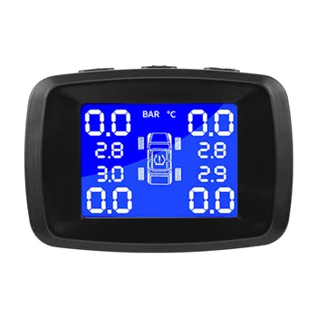 

Car Tyre Pressure Monitor System Sensor Cigarette Lighter Power Supply With 2.0A Fast Charging Interface 3 Inch LCD Screen