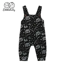 Комбинезоны для маленьких мальчиков и девочек, детский комбинезон, комбинезон с принтом, подтяжки одежды, повседневная одежда, детская одежда, От 1 до 6 лет