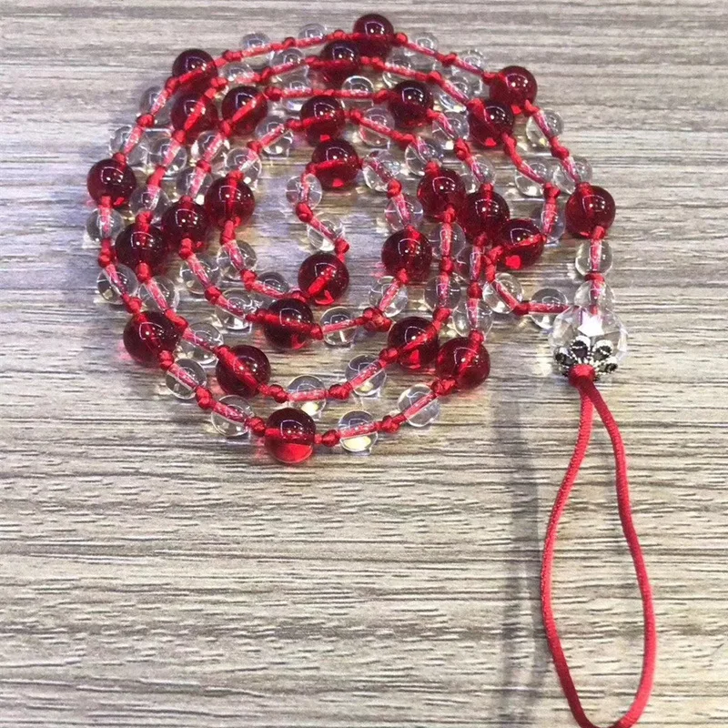 

Popular Crystal Lanyards Handmade Artificial Braided Phone Straps Mobile Phone Hanging Neck Ropes Wholesale