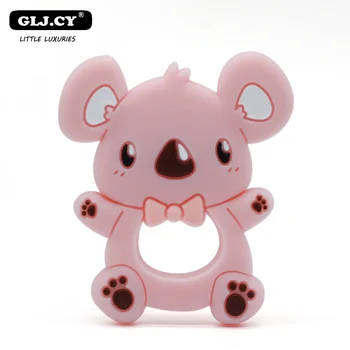 

Baby Teethers Silicone Teething 1pc DIY Pacifier Clips Cartoon Lovely koala Newest Baby Product Food GradeToy