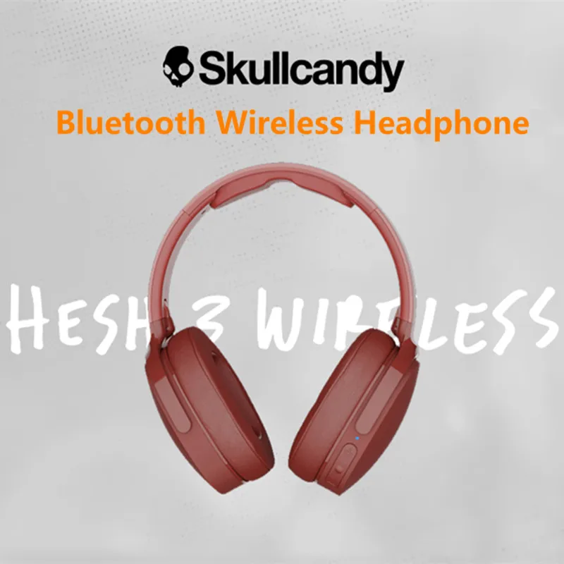 Skullcandy HESH 3 беспроводной Bluetooth наушники складные BT 4,1 стерео гарнитура с микрофоном Быстрая зарядка регулятор громкости