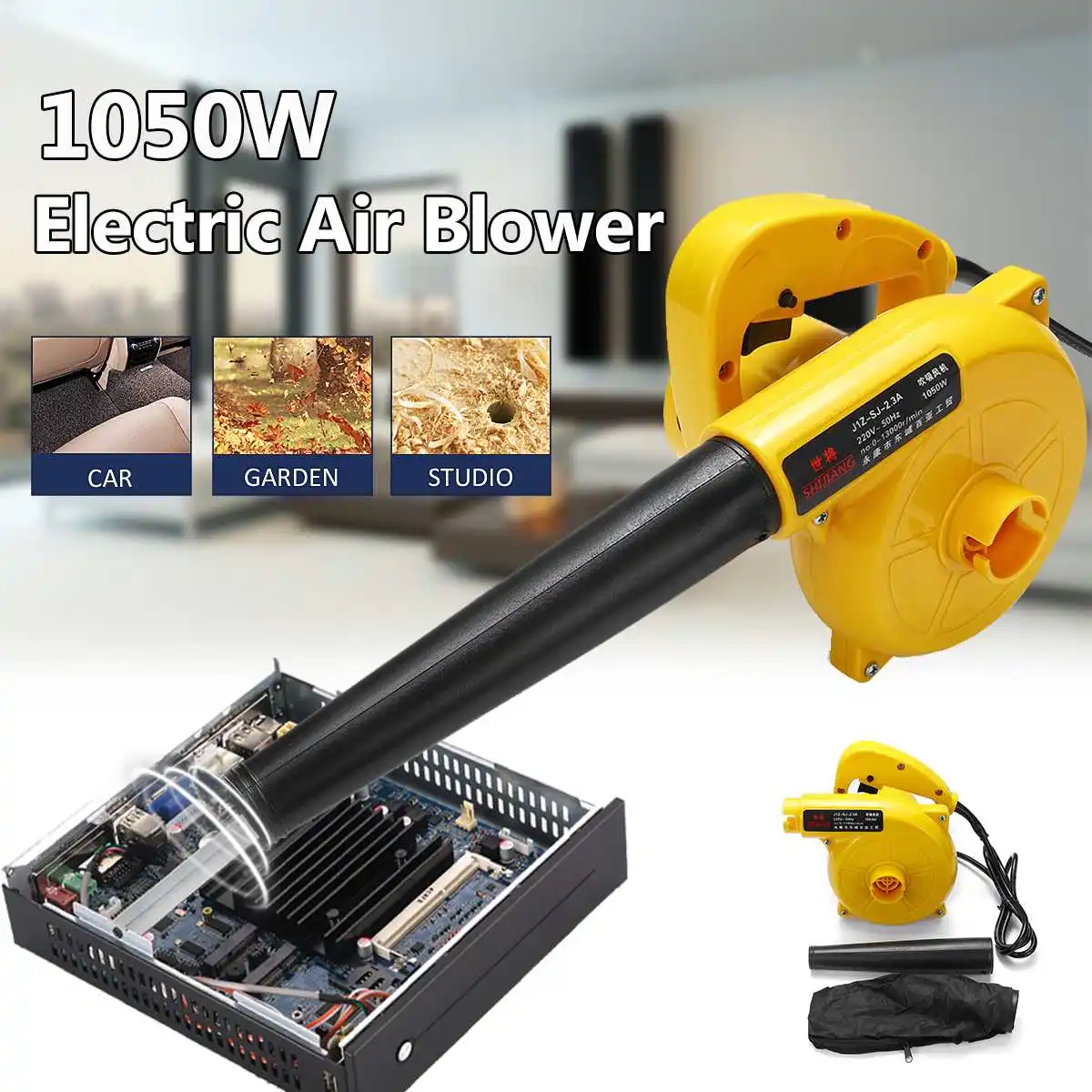 

Portable Air Blower Computer Cleaning Electric Dust Removal Handheld Air Blower Cleaner for Leaf Dust Computer Furniture Car