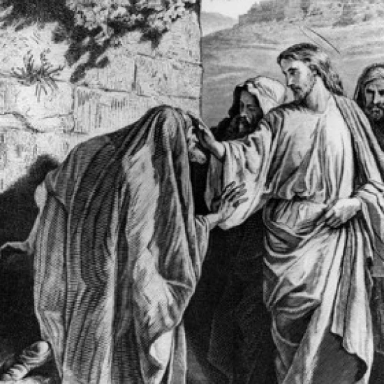 Healing of the Leper от Alexandre Bida print 1823-1895 постер (24x36) | Дом и сад
